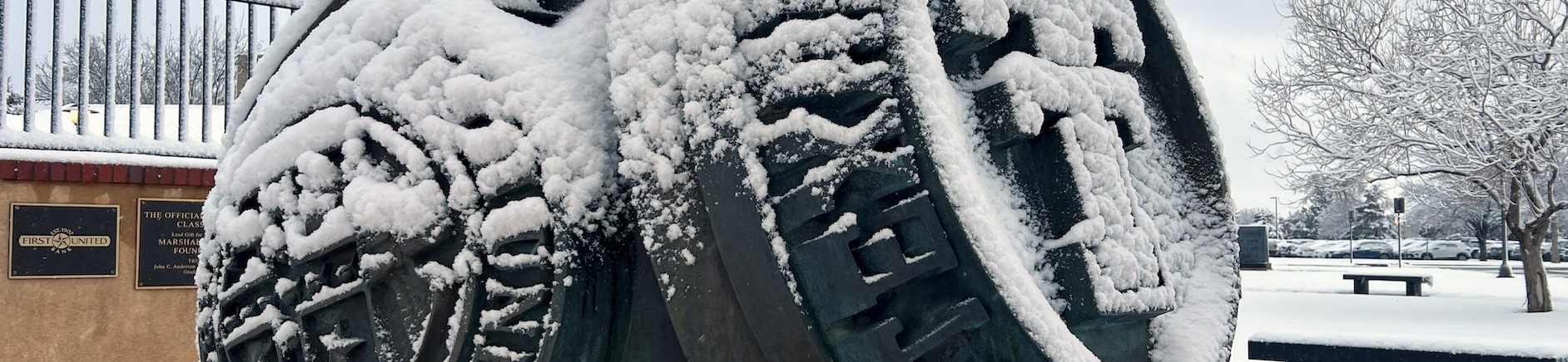 The Texas Tech Alumni Ring has been coated in snow | Breast Cancer Car Donations