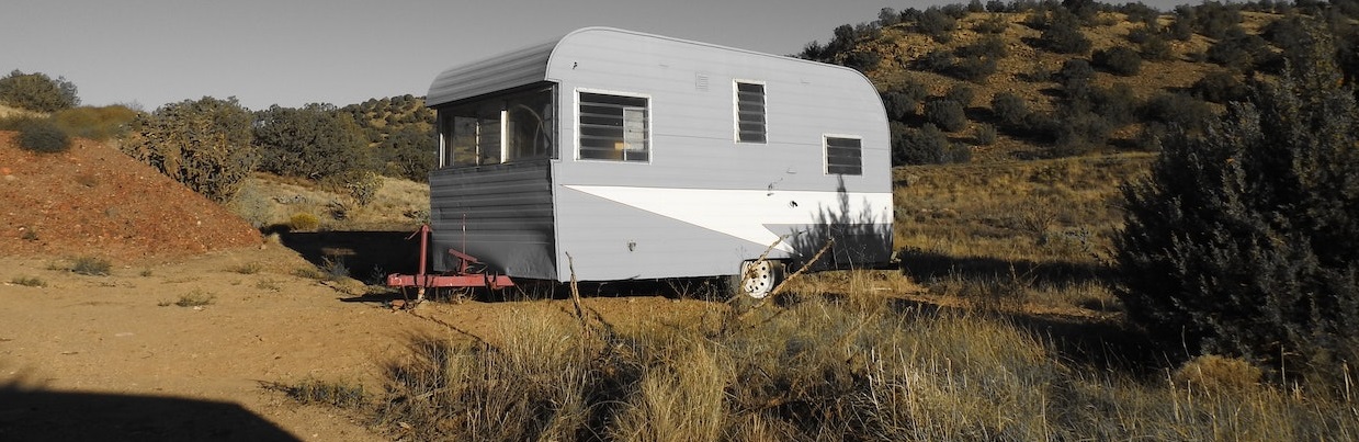 Travel Trailer parked | Breast Cancer Car Donations