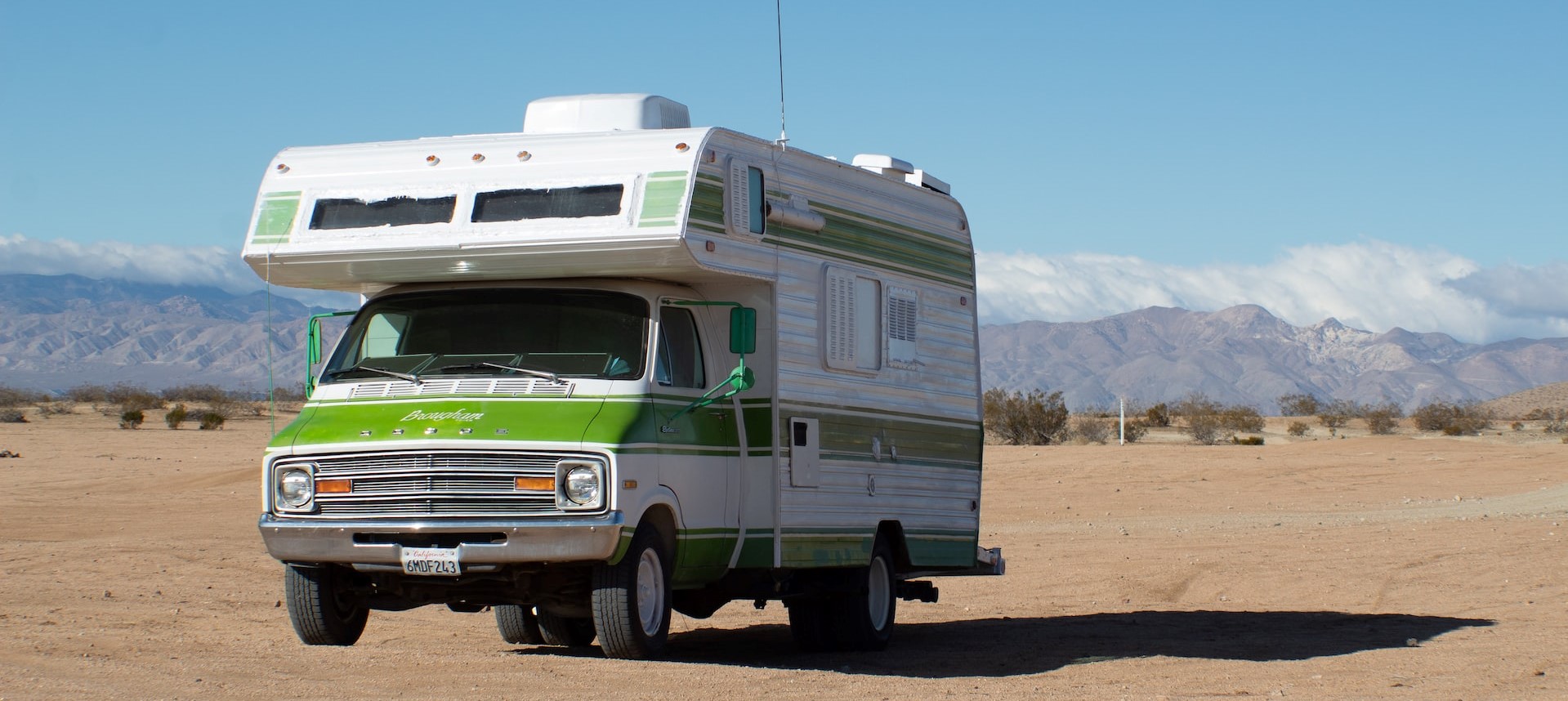 Van in the desert | Breast Cancer Car Donations