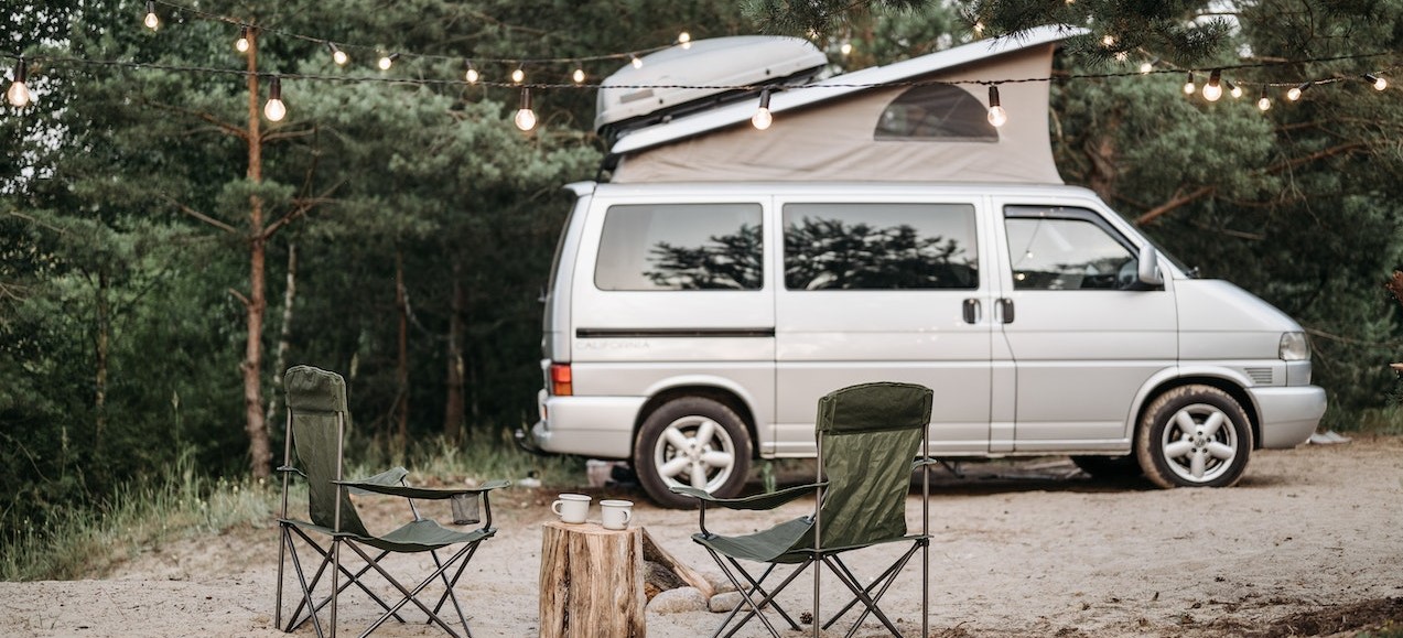 Offroad Westfalia camper van follows the compass toward the dirt, rock and  unknown