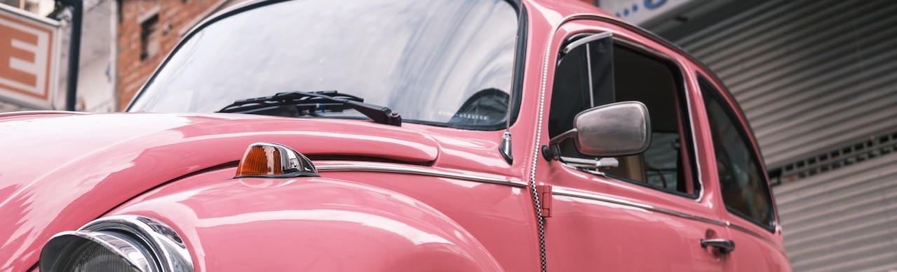 Low-Angle Shot of a Pink Car | Breast Cancer Car Donations