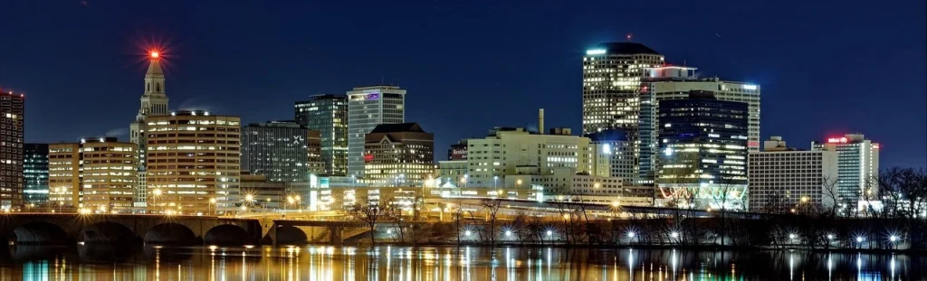 Night city Hartford Connecticut