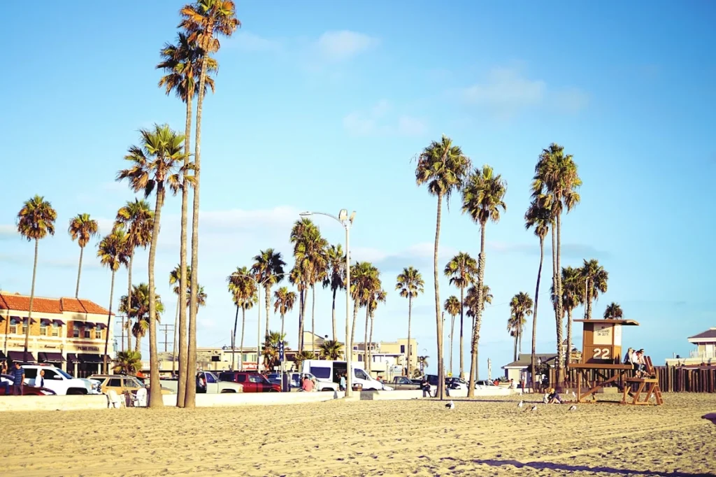 People on beach during daytime, in Santa Ana