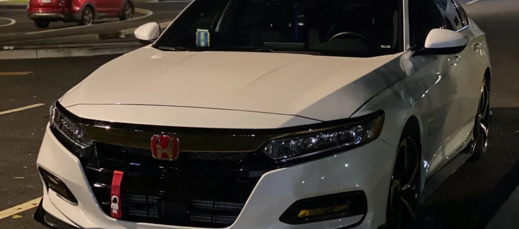 White Honda Accord